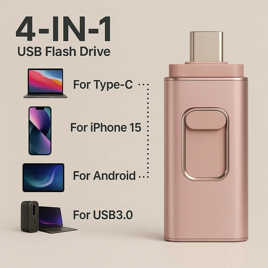 2TB Smartphone Memory USB - Store 500,000 Photos Or 400+ Hours Of Video