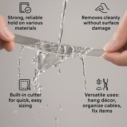 5m Double-Sided Nano Tape – Drill-Free, Strong & Reusable Mounting