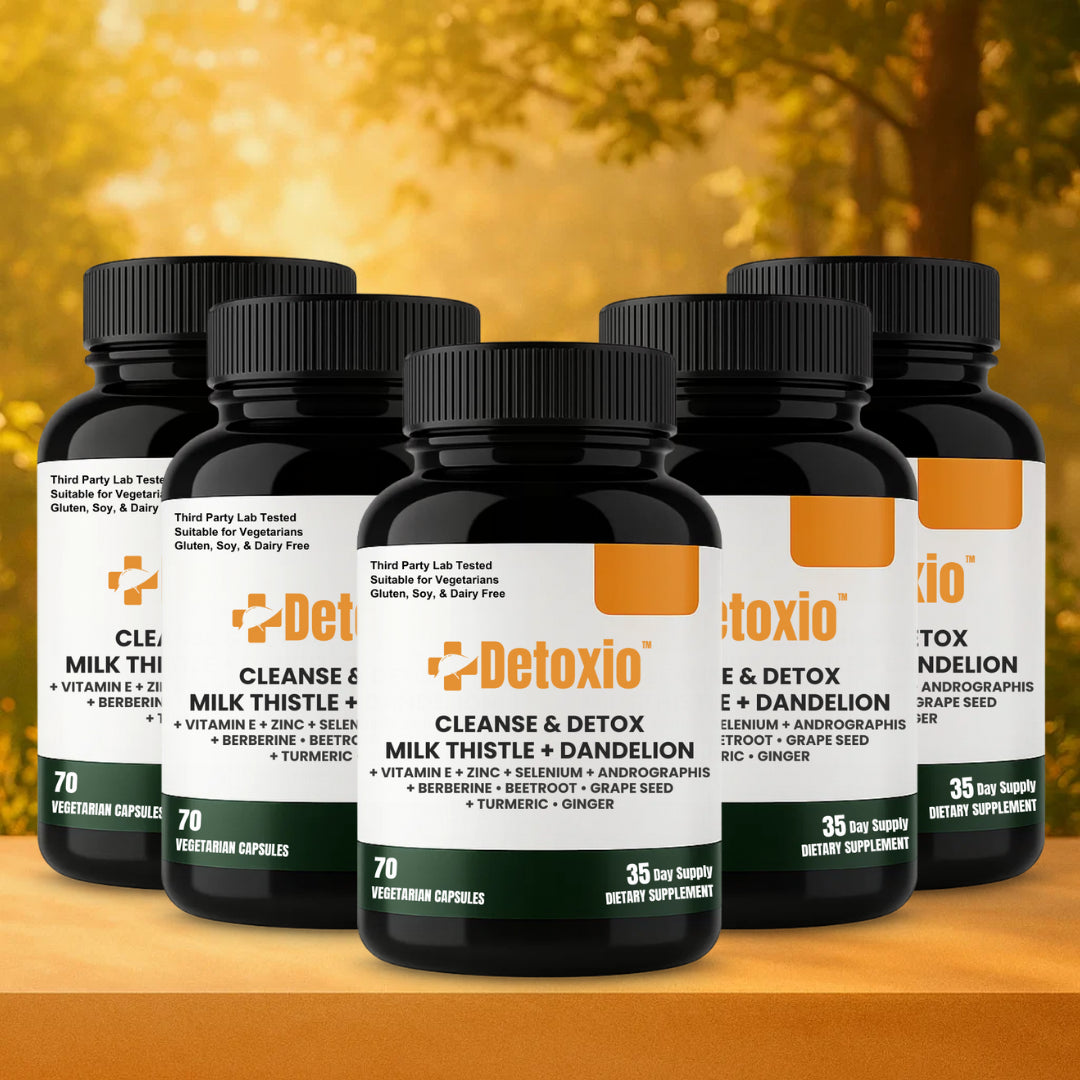 Detoxio™ Liver Cleanse | Restores liver health by up to 95% in just 7 days!