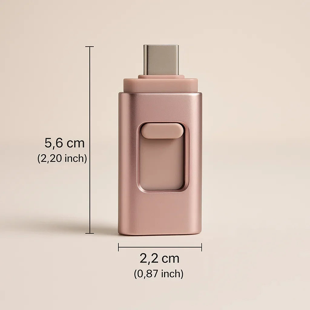 2TB Smartphone Memory USB - Store 500,000 Photos Or 400+ Hours Of Video