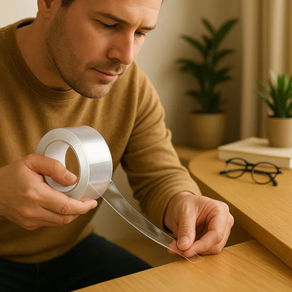 5m Double-Sided Nano Tape – Drill-Free, Strong & Reusable Mounting